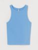 Picture of Blue Sleeveless Blouse