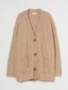 Picture of GROUPED - Rib-knit cardigan