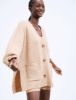 Picture of GROUPED - Rib-knit cardigan