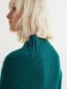 Picture of Roll Neck Draped Loose Knitwear
